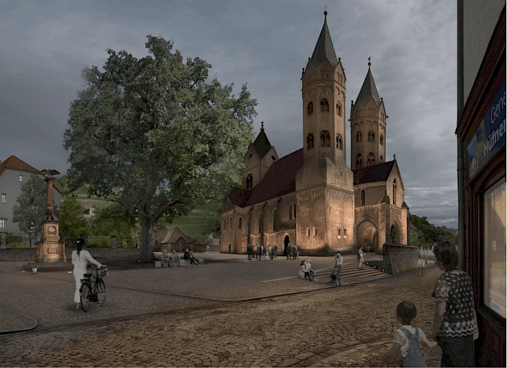 Kirchplatz and Gerichtskellerplatz, Freyburg/Unstrut 3
