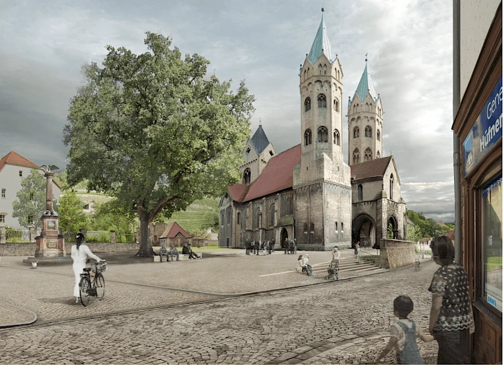Kirchplatz and Gerichtskellerplatz, Freyburg/Unstrut 2