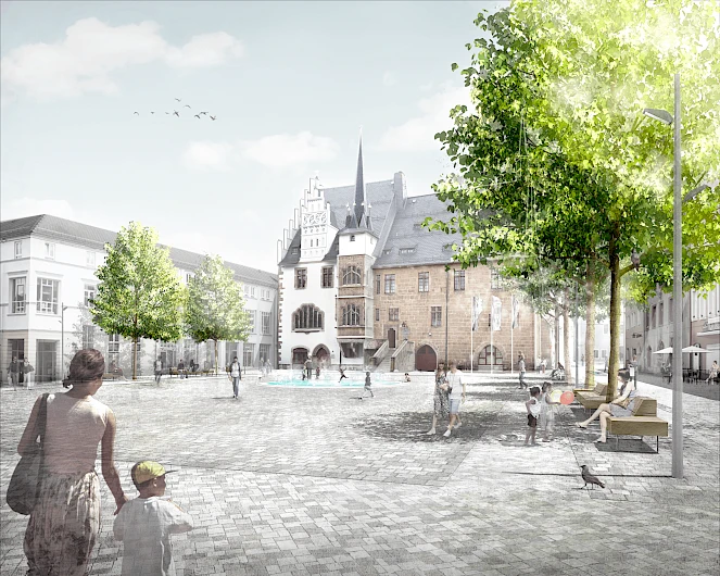 Market Square Neustadt an der Orla 1