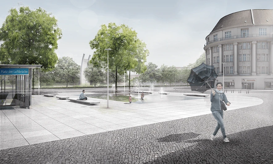 Platz der Luftbrücke, Berlin 1