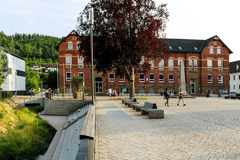 Oriaplatz and Remsgarten, Lorch/Württemberg 1