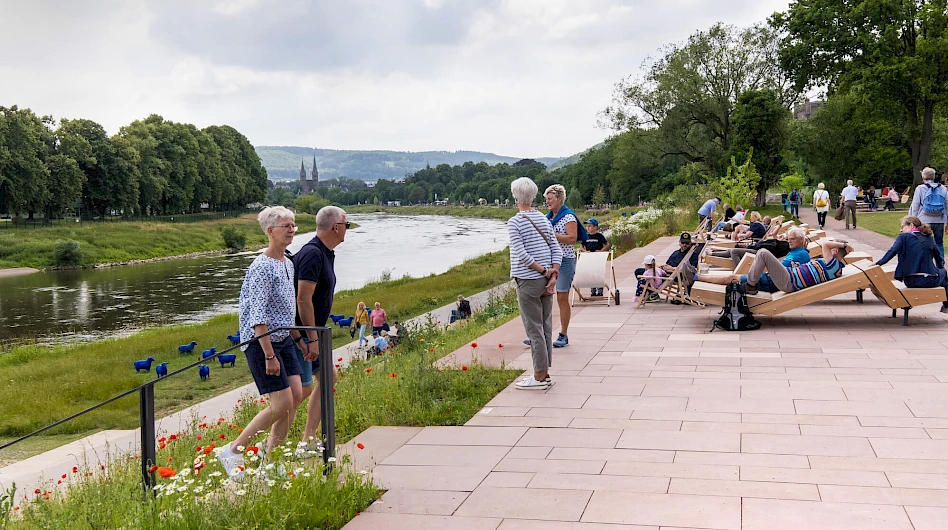 Weser promenade Höxter 9