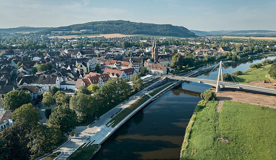 Weser promenade Höxter 2