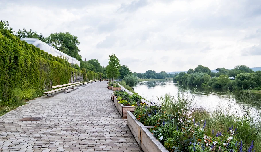 Weser promenade Höxter 3