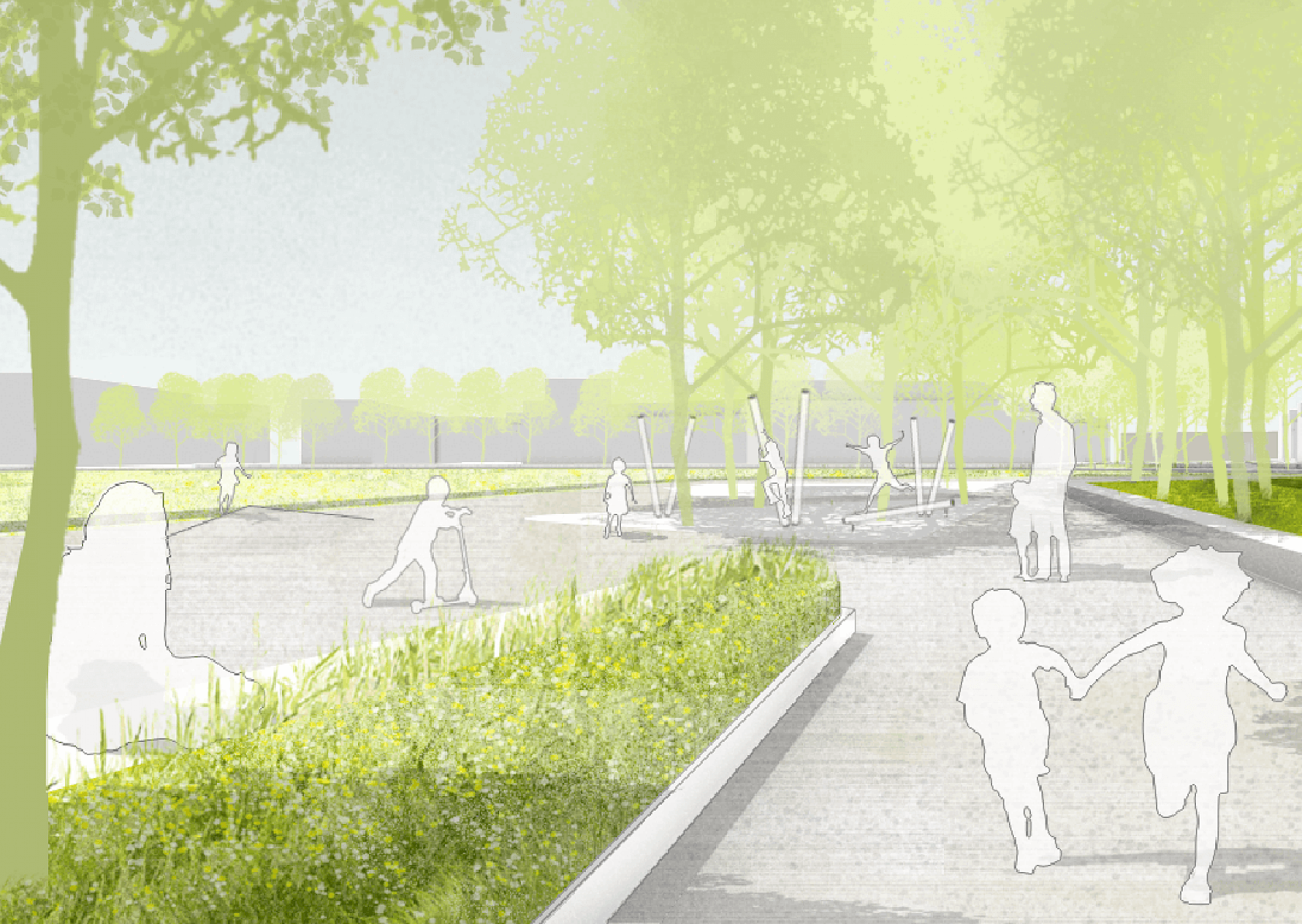 Quartiersmitte Lincoln-Siedlung | Franz Reschke