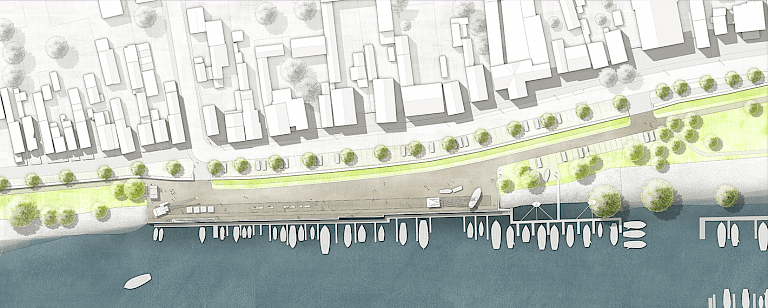 Hafenplatz Hitdorf | Franz Reschke