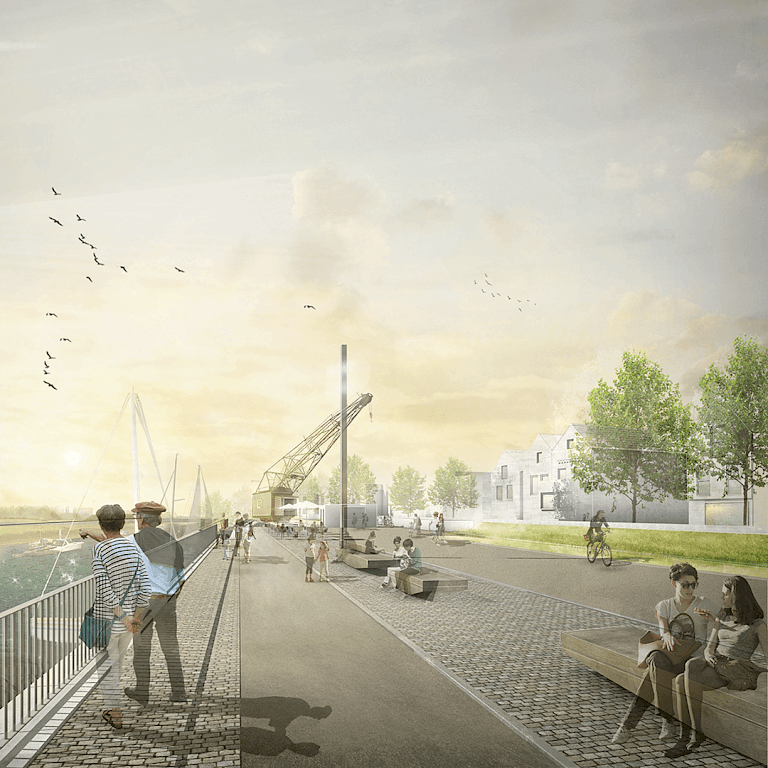 Hafenplatz Hitdorf | Franz Reschke