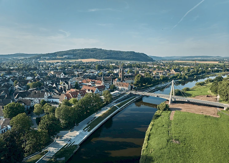 Weser promenade Höxter 2