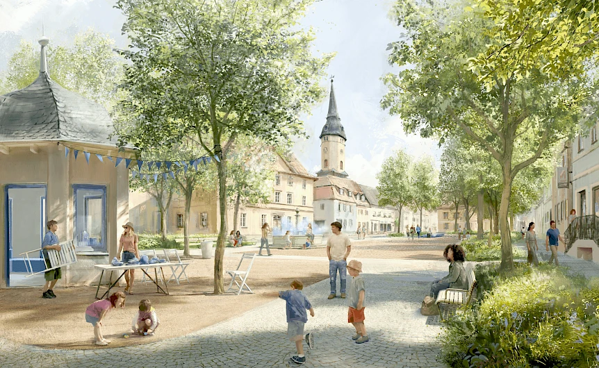 Marktplatz Bürgel 3